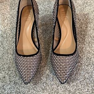 INC International Concepts Black and White Patterned Heels